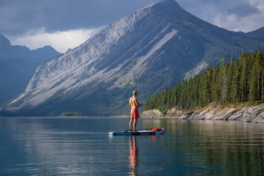 Premier Paddling on Kananaskis Lakes! SUP Paddleboard Fly-Fishing