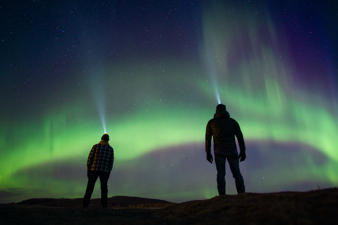 Amazing northern lights in Canada flying bush pilots up north flight training vlog